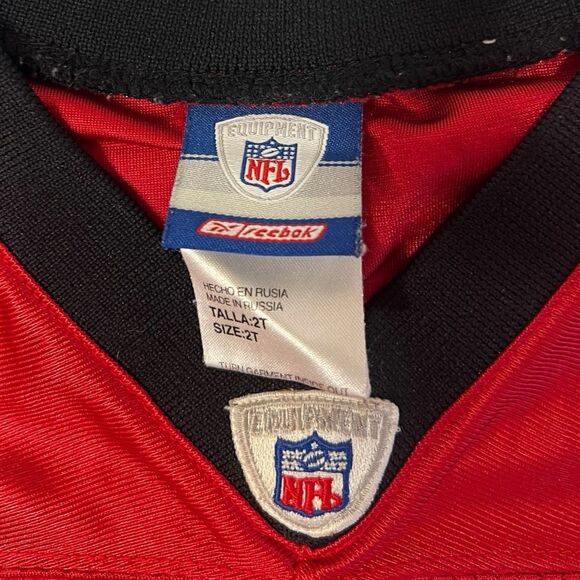 Vintage Reebok NFL Buccaneers Jurevicius #83 Jersey Toddler 2T Rare Y2K - Picture 3 of 11